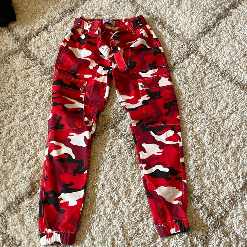 Red camo Baggy Pants